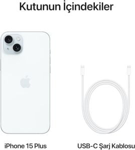 iPhone 15 Plus 128 GB MAVİ